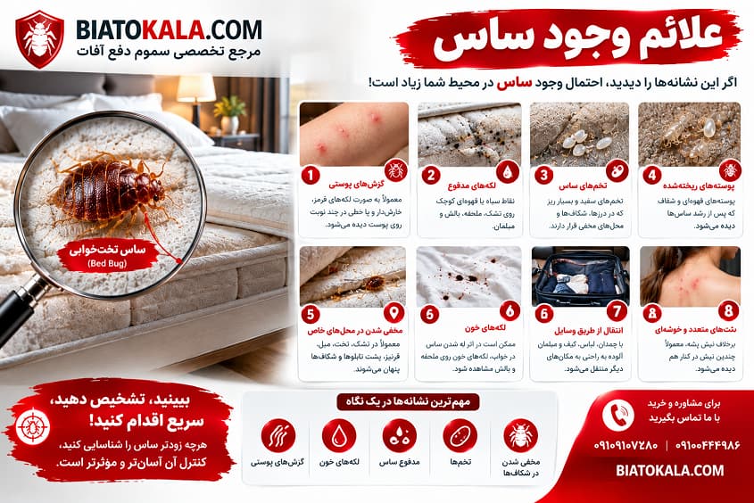 علائم وجودساس 